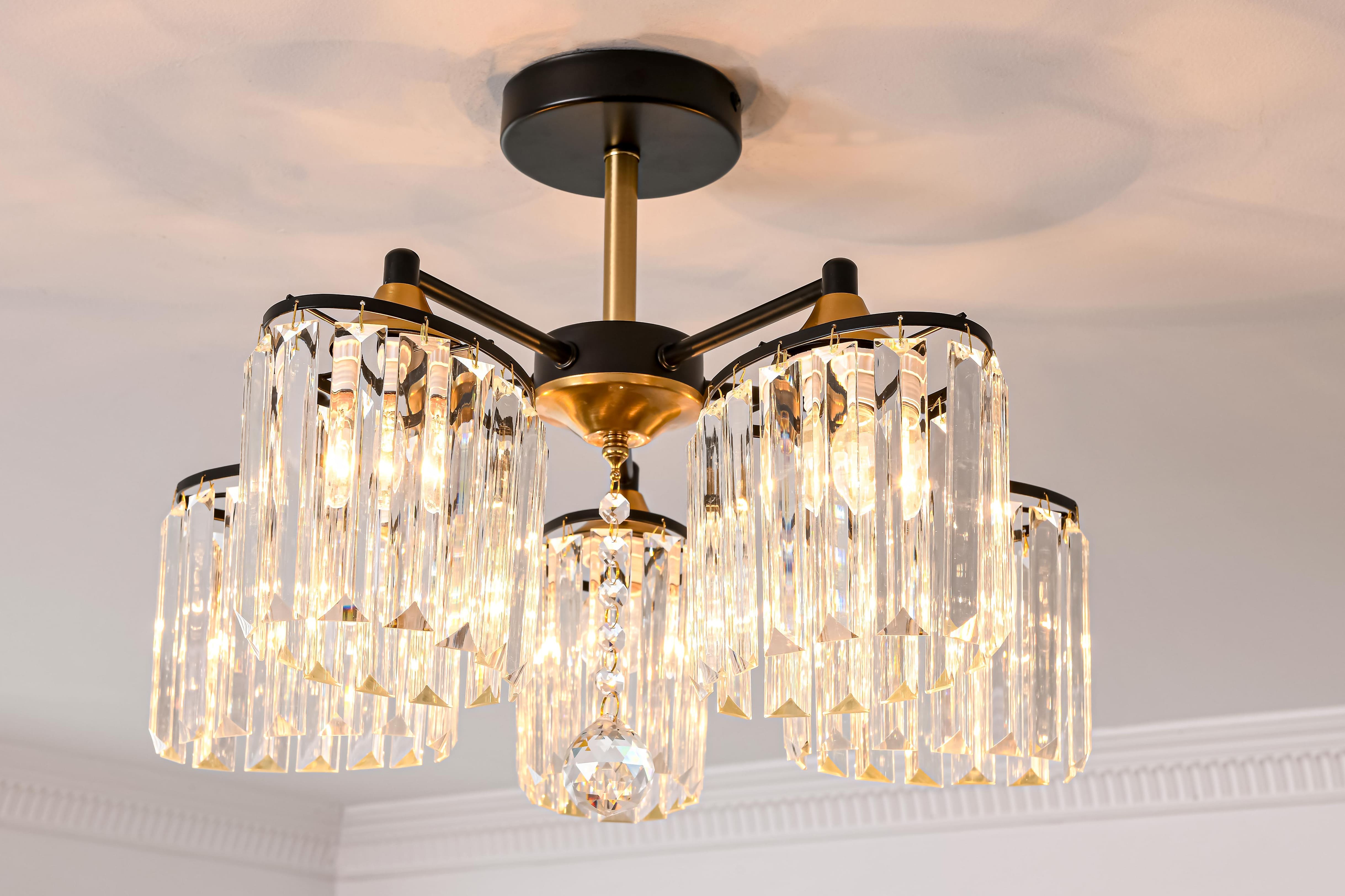 Потолочная люстра SL7884-5 BK+FGD 000080210