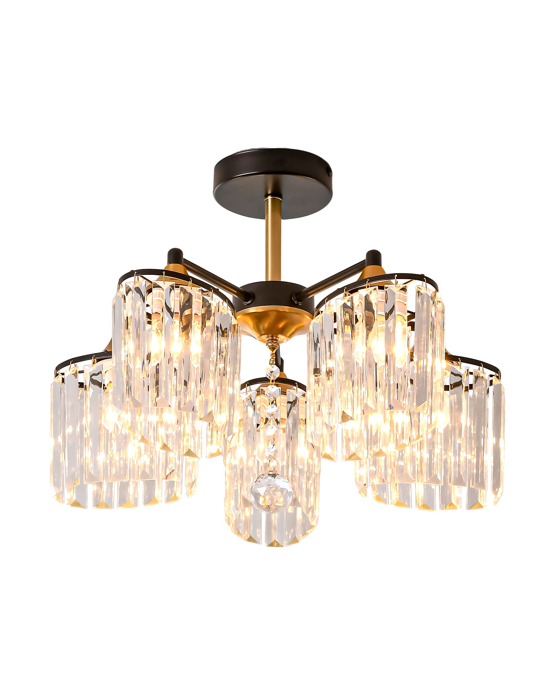 Потолочная люстра SL7884-5 BK+FGD 000080210