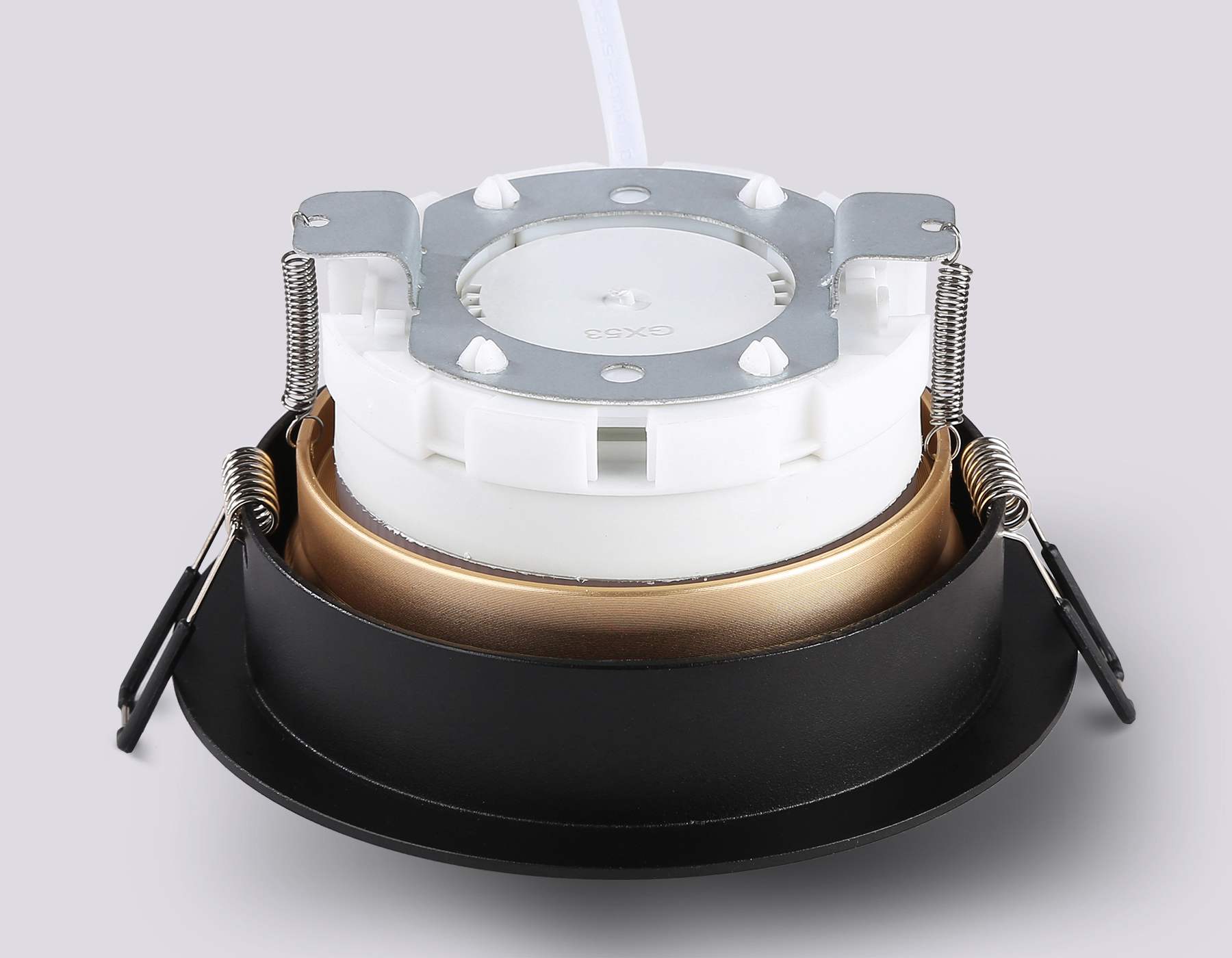 TN52334 SBK/SGD черный песок/золото песок GX53 max 12W D115*25