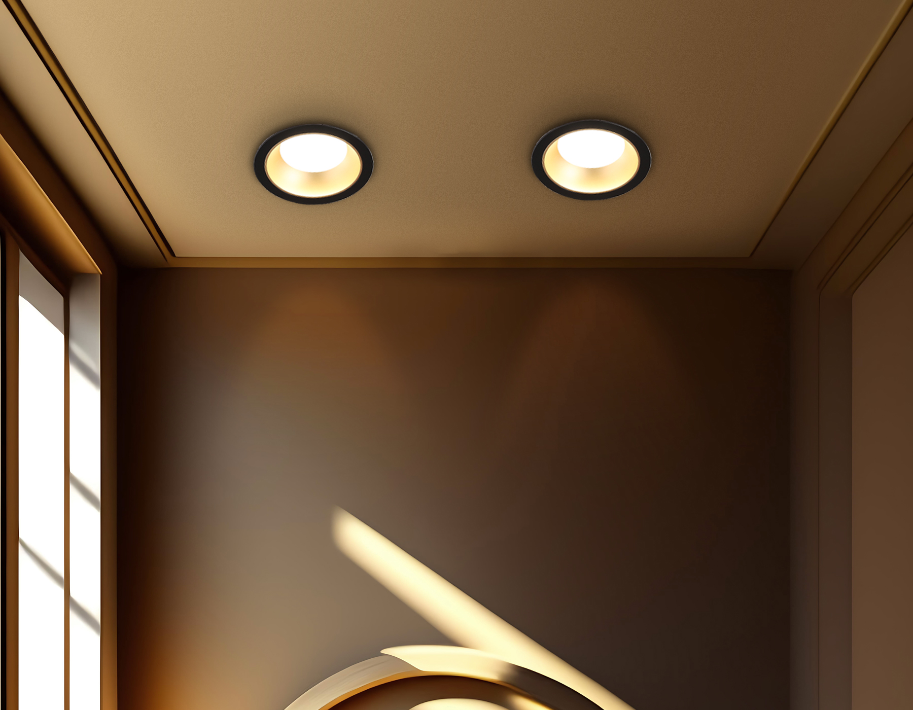 TN52334 SBK/SGD черный песок/золото песок GX53 max 12W D115*25