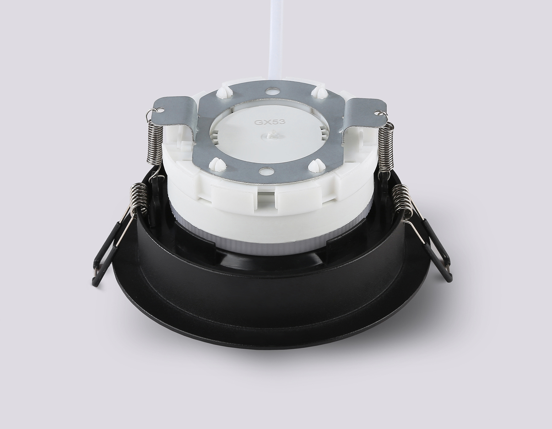 TN52336 SBK/GBK черный песок/черный глянец GX53 max 12W D115*25