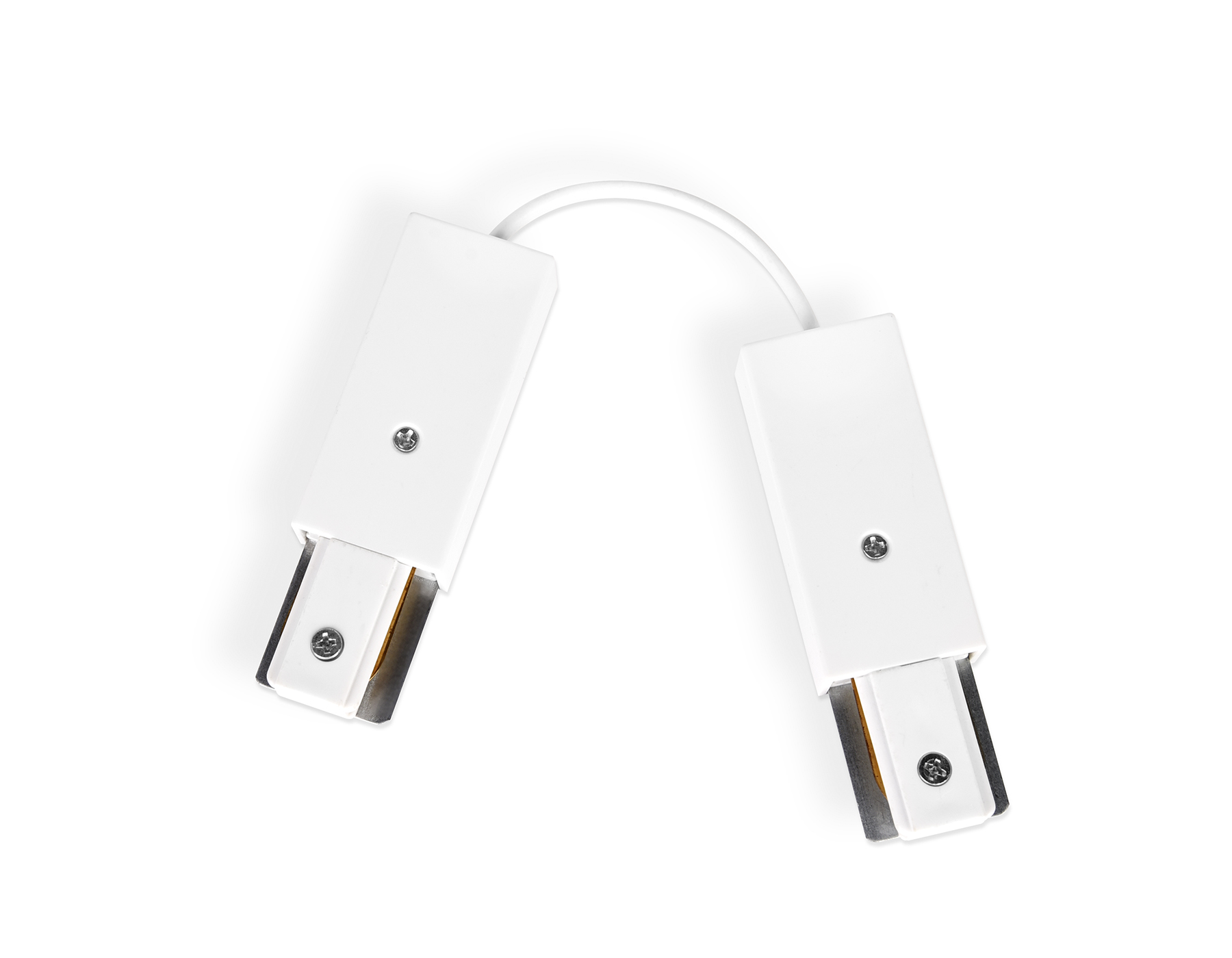 GL7087 WH коннектор гибкий однофазный для соединения трековых шинопроводов