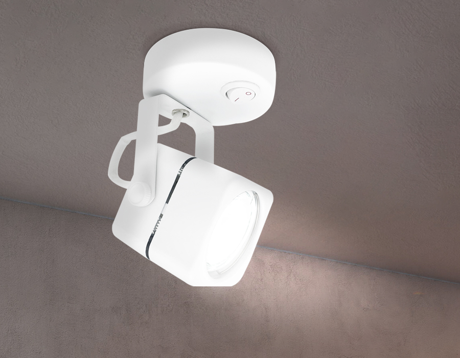 TA108 WH белый GU10 D80*130*D60