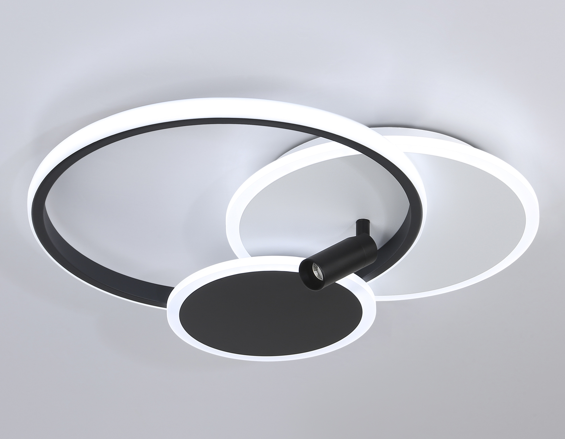 FL5118/3+1 WH/BK белый/черный 64W 3000K/4200K/6400K+4200K 480*425*110 (ПДУ ИК)