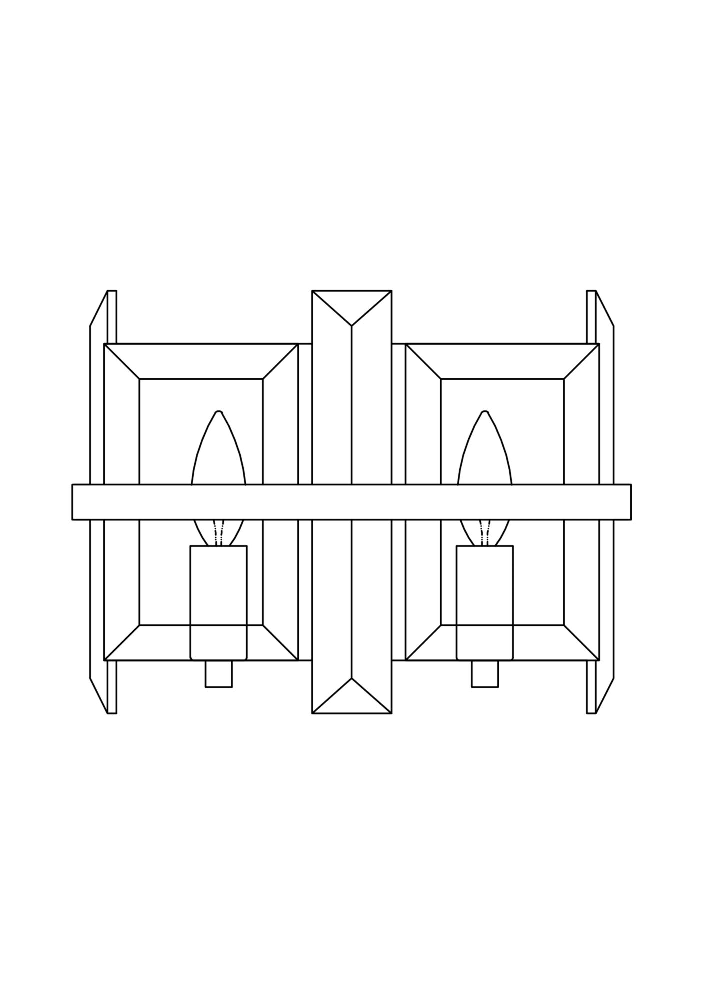 Настенный светильник (бра) Maytoni MOD201WL-02N