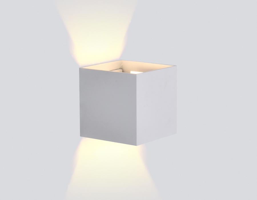 FW137 WH/S белый/песок LED 3000K 10W 100*100*100