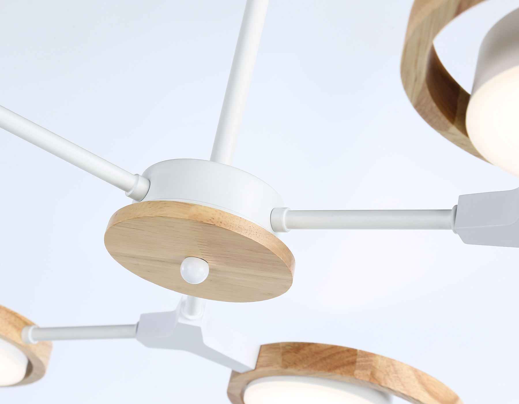 FL51615/6 WH/LW белый/светлое дерево 3000K/4200K/6400K 42W D825*285 (Без ПДУ)