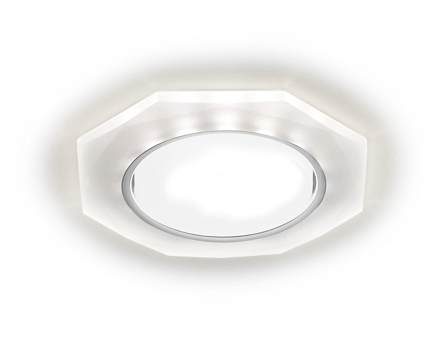 G216 CH/WH хром/матовый GX53+3W(LED WHITE)