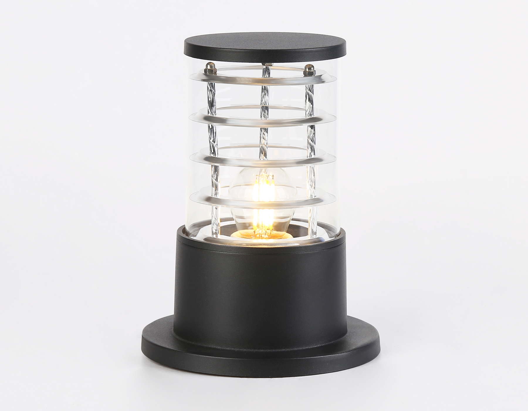 ST2532 BK/CL черный/прозрачный IP54 E27 max 11W D108*200