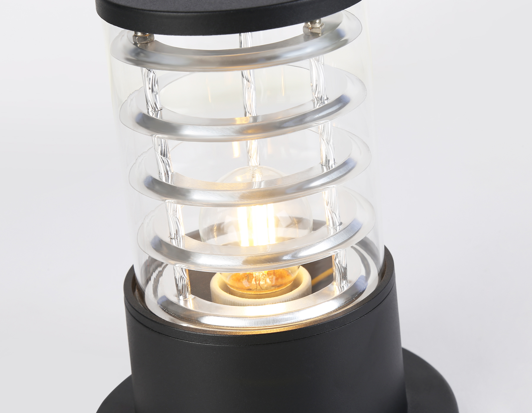 ST2532 BK/CL черный/прозрачный IP54 E27 max 11W D108*200