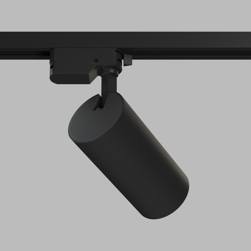 DK6453-BK Трековый светильник SOLID KOPER, 145мм, d70, 220V, LED 3000K, 24W, IP20, черный, алюминий