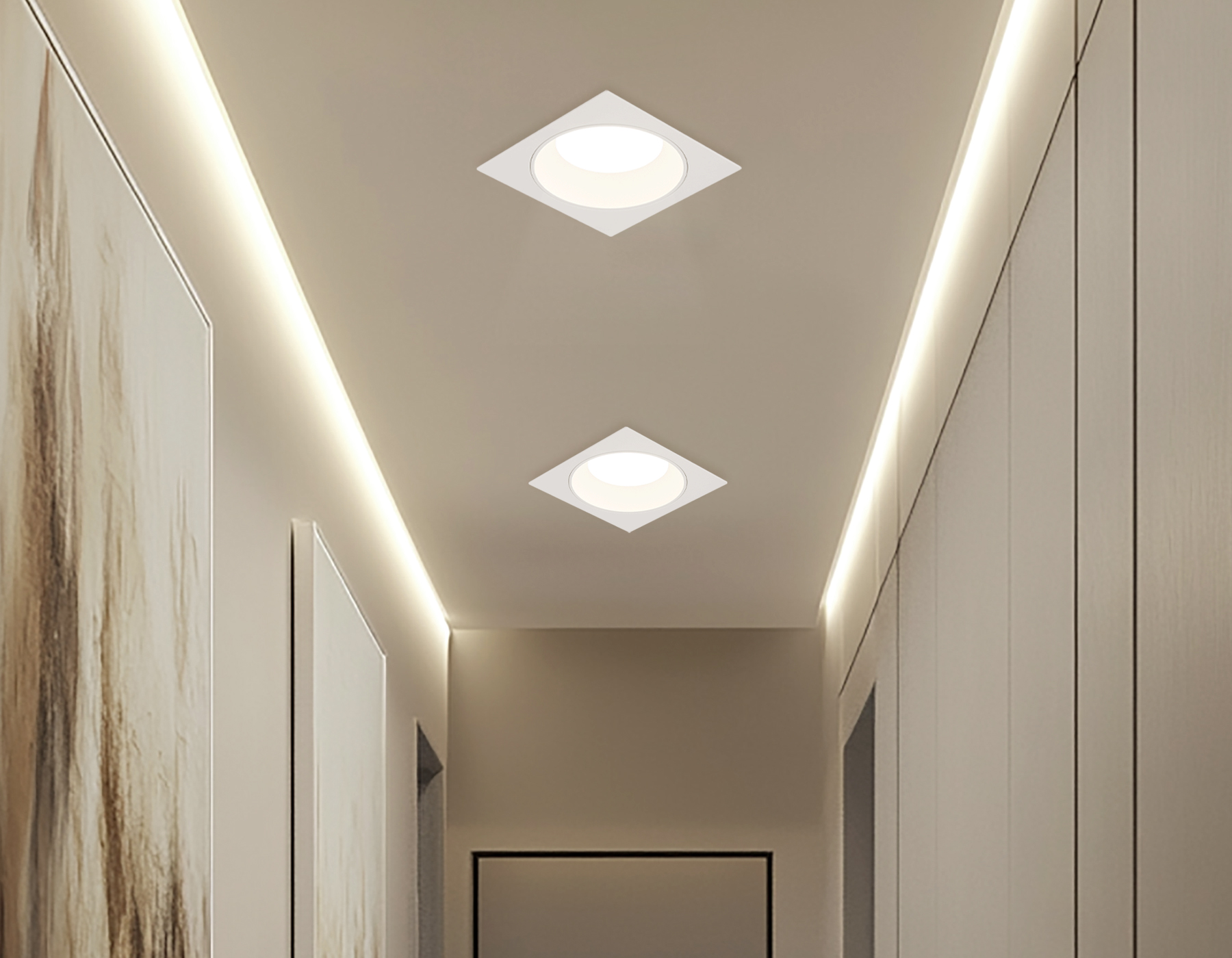 TN52337 SWH белый песок GX53 max 12W 115*115*25