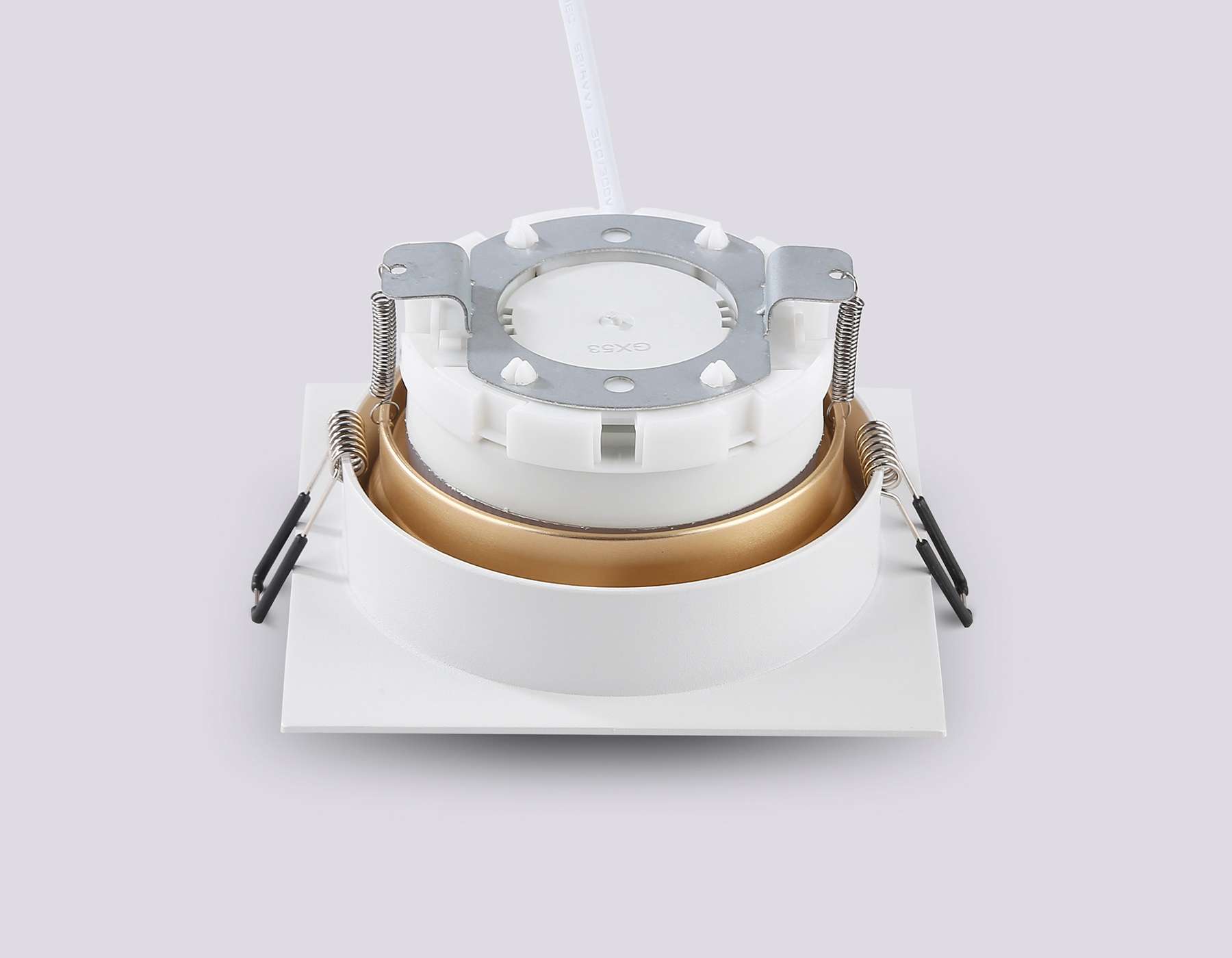 TN52338 SWH/SGD белый песок/золото песок GX53 max 12W 115*115*25