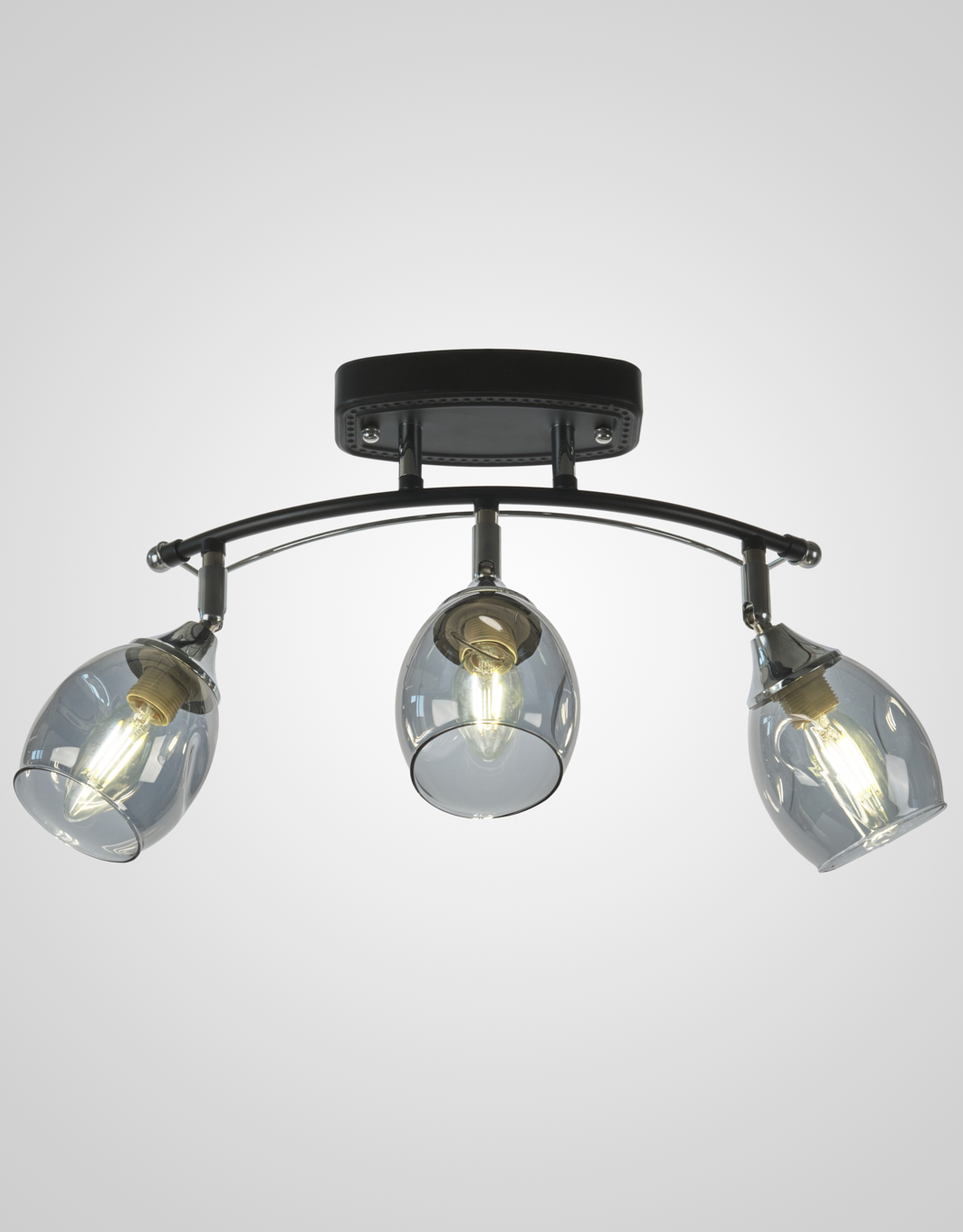 Настенный светильник P5888-3W BK+CR 000029150