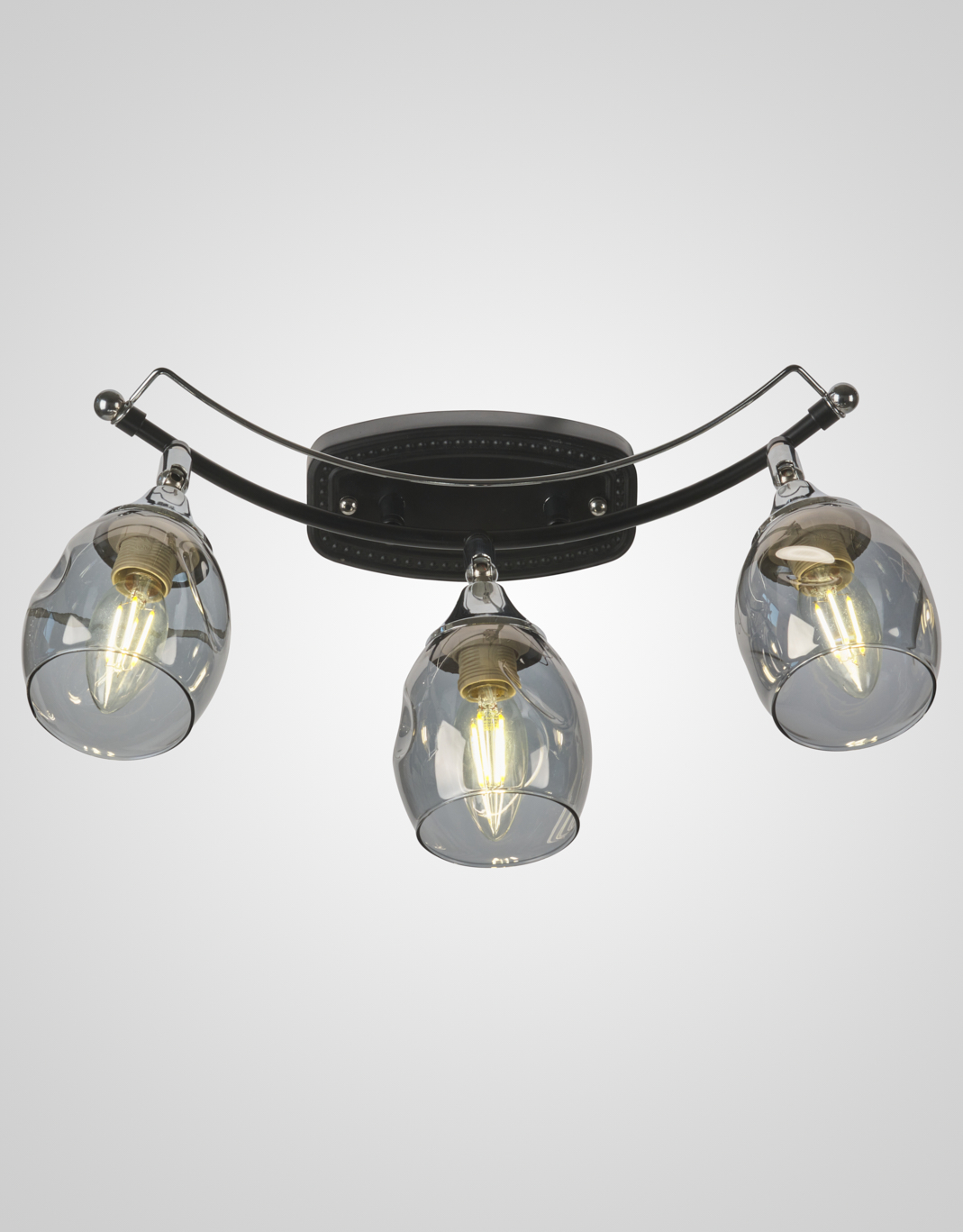 Настенный светильник P5888-3W BK+CR 000029150