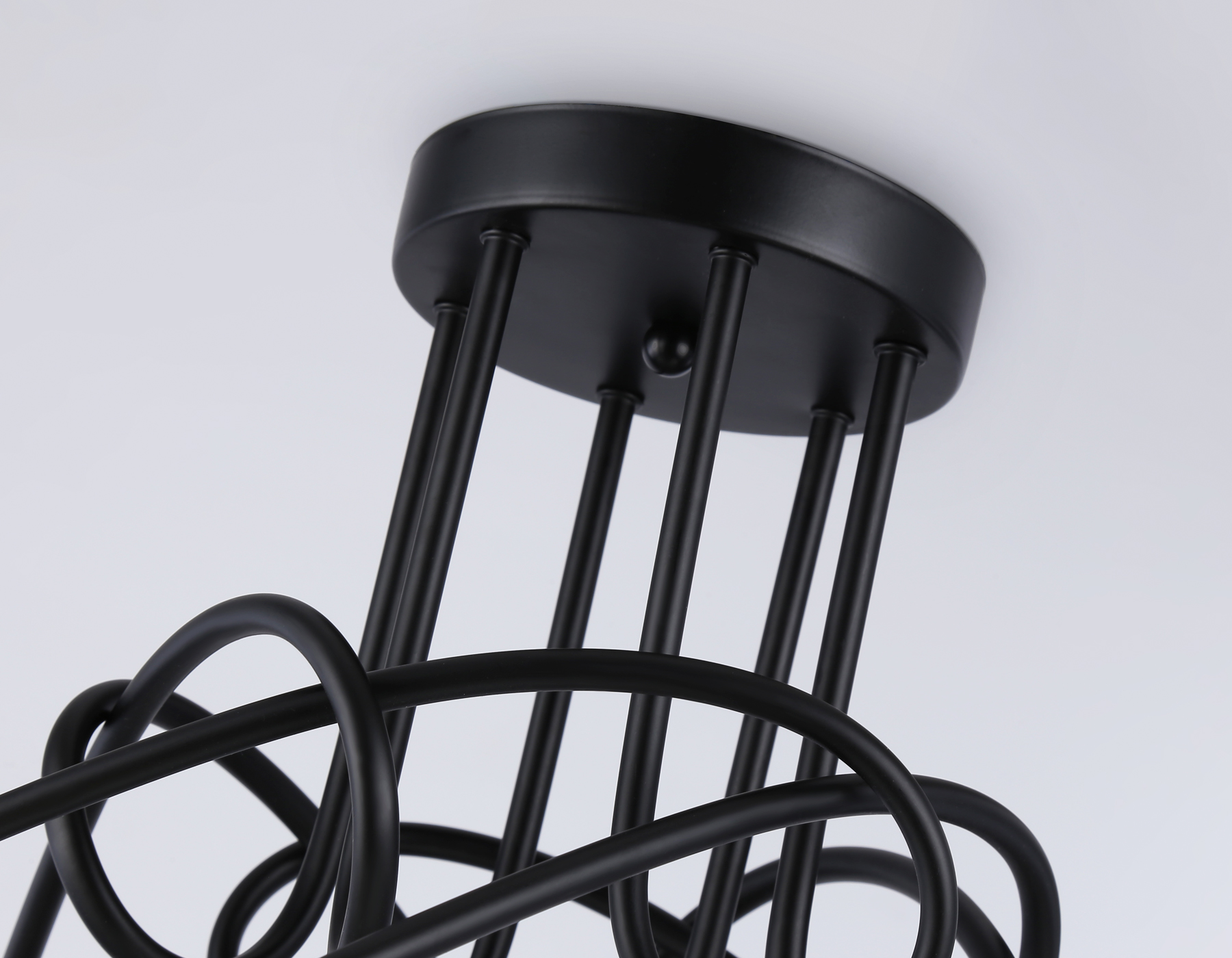 TR80419/6 BK/GD черный/золото E27/6 max 60W D690*370