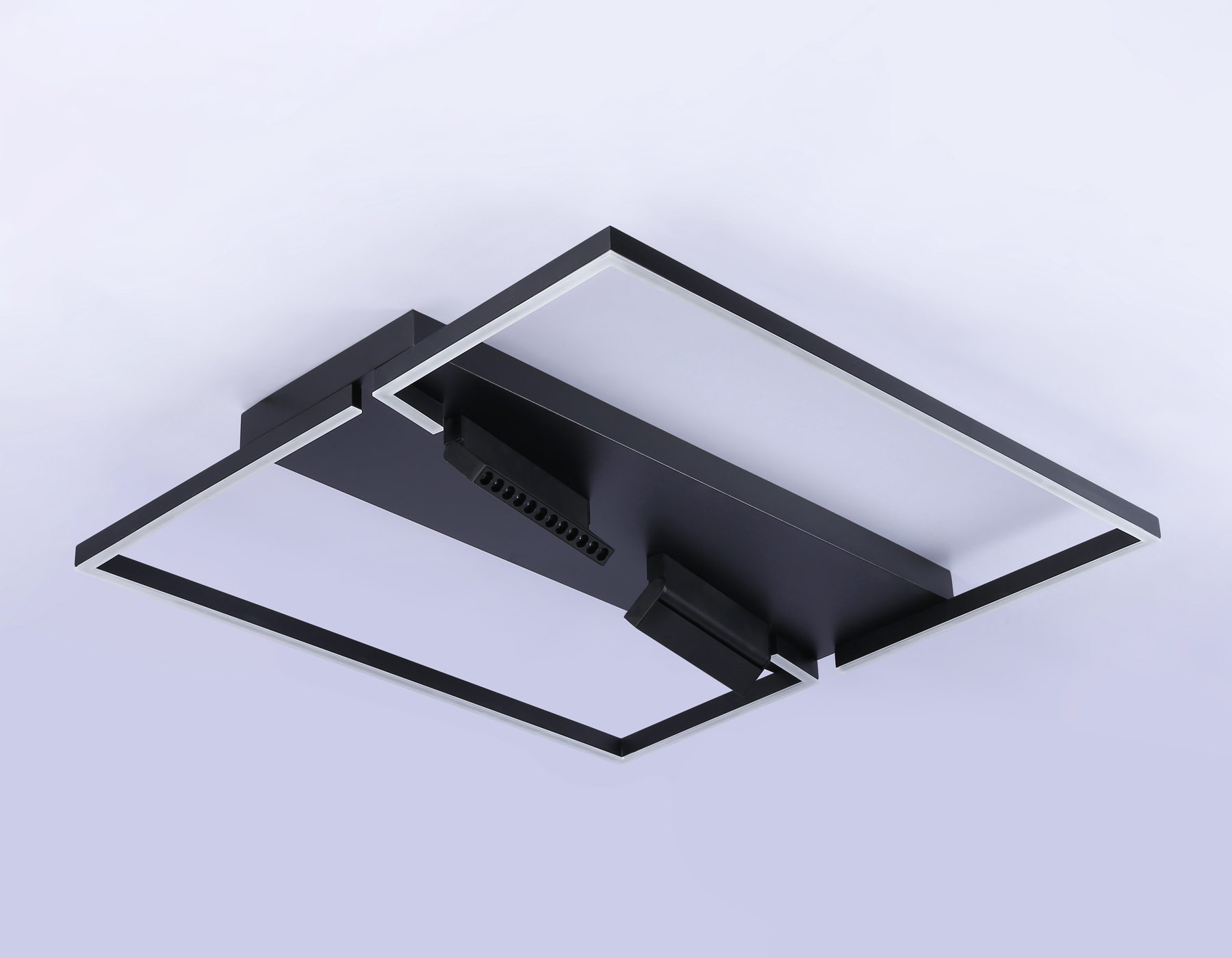 FL51468/1+2 BK черный 124W 3000K-6400K+4200K 800*800*110 (ПДУ РАДИО 2.4G)