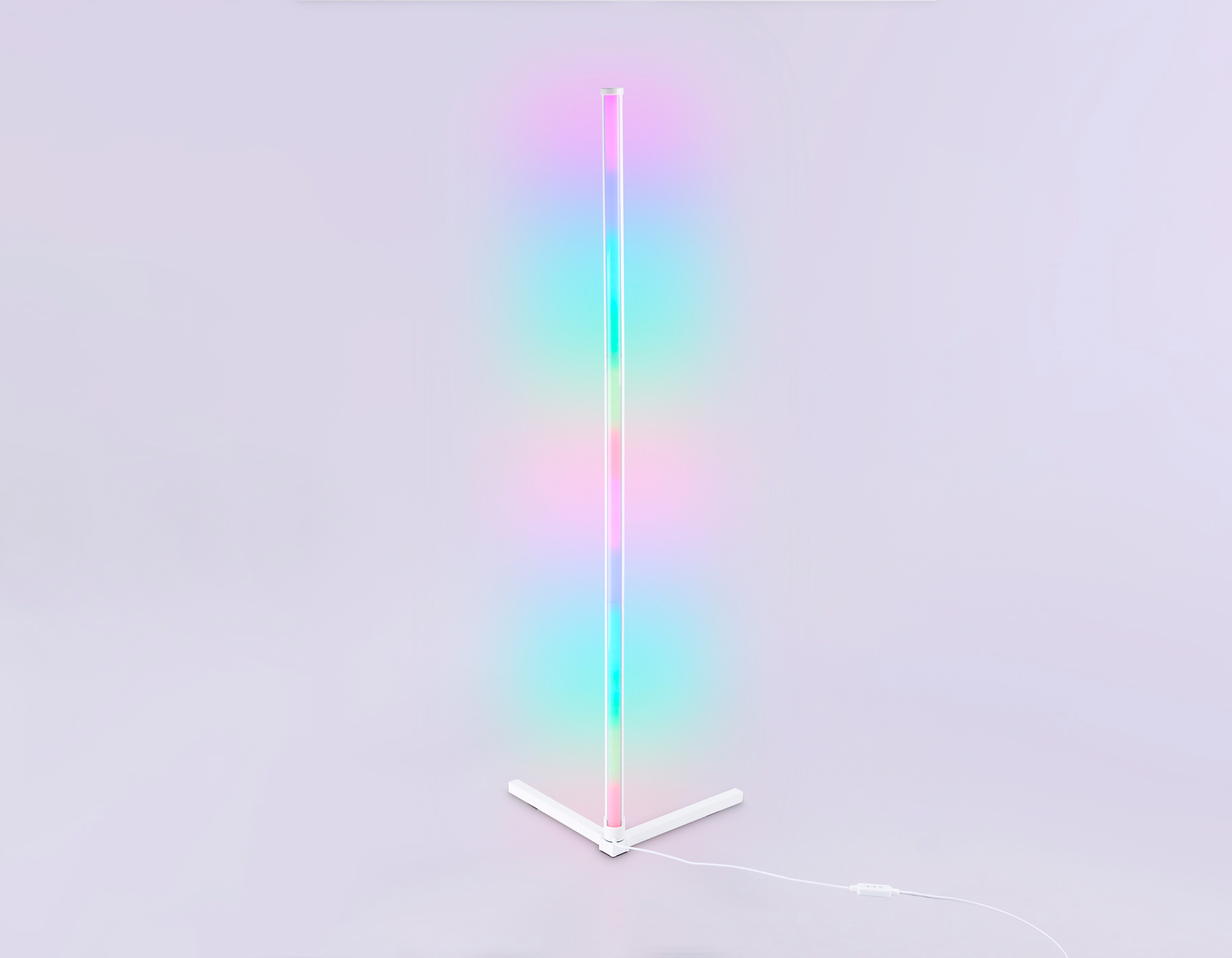 FL8020 WH белый LED 15W RGB D32*1250 (ПДУ РАДИО 2.4G)