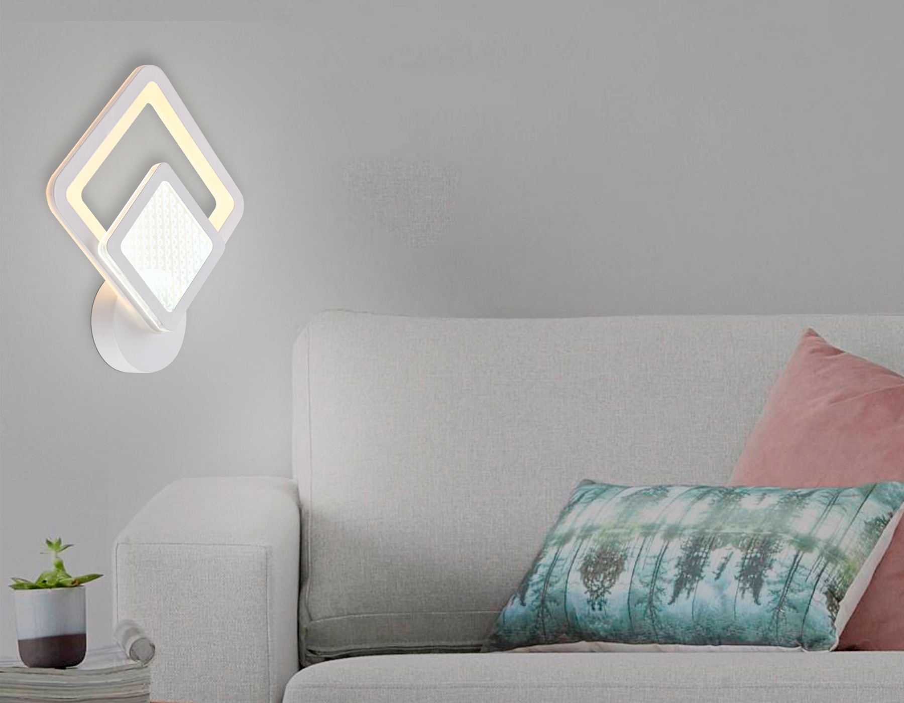 FA4284 WH белый 14W 260*300*60