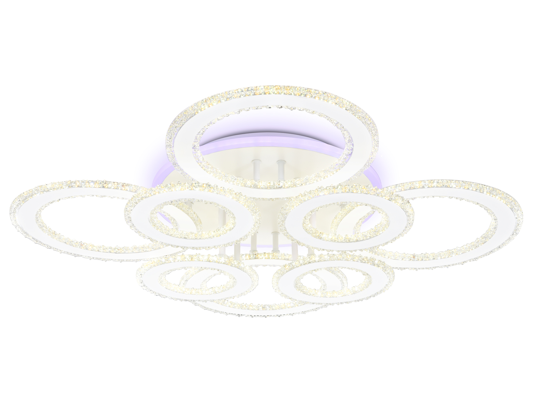 FA8854/4+4 WH белый 208W 3000K+6400K/3000K/6400K/4200K+4200K 750*750*120 (ПДУ РАДИО 2.4G)