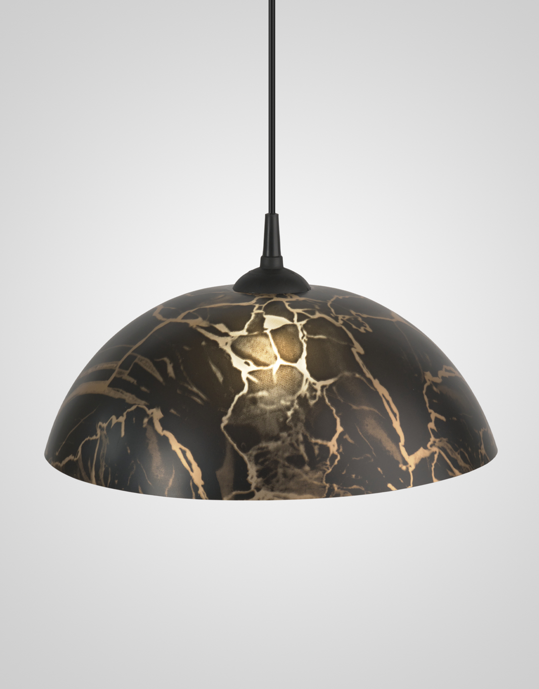 Подвесной светильник PL-012-1P-400 BK+GD 000069495