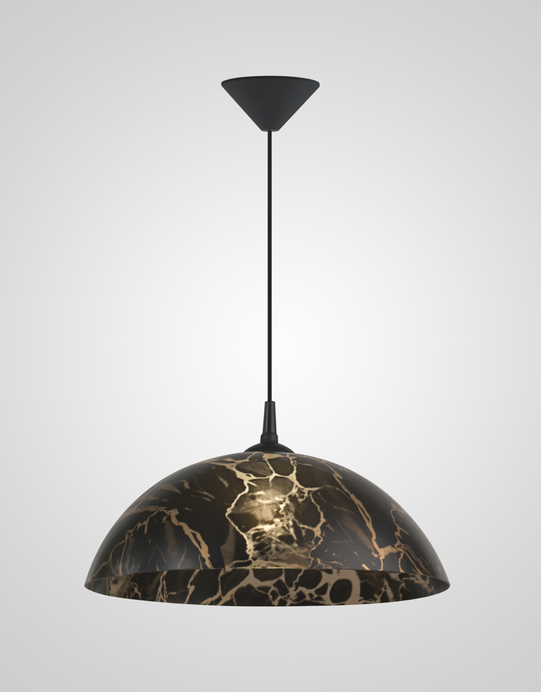 Подвесной светильник PL-012-1P-400 BK+GD 000069495