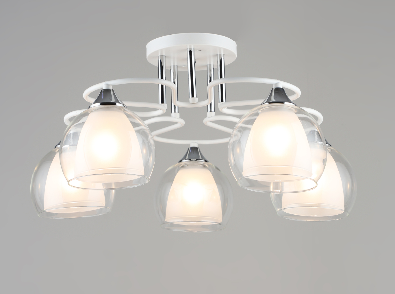 Потолочная люстра SL4911-5 WT+CR 000056985