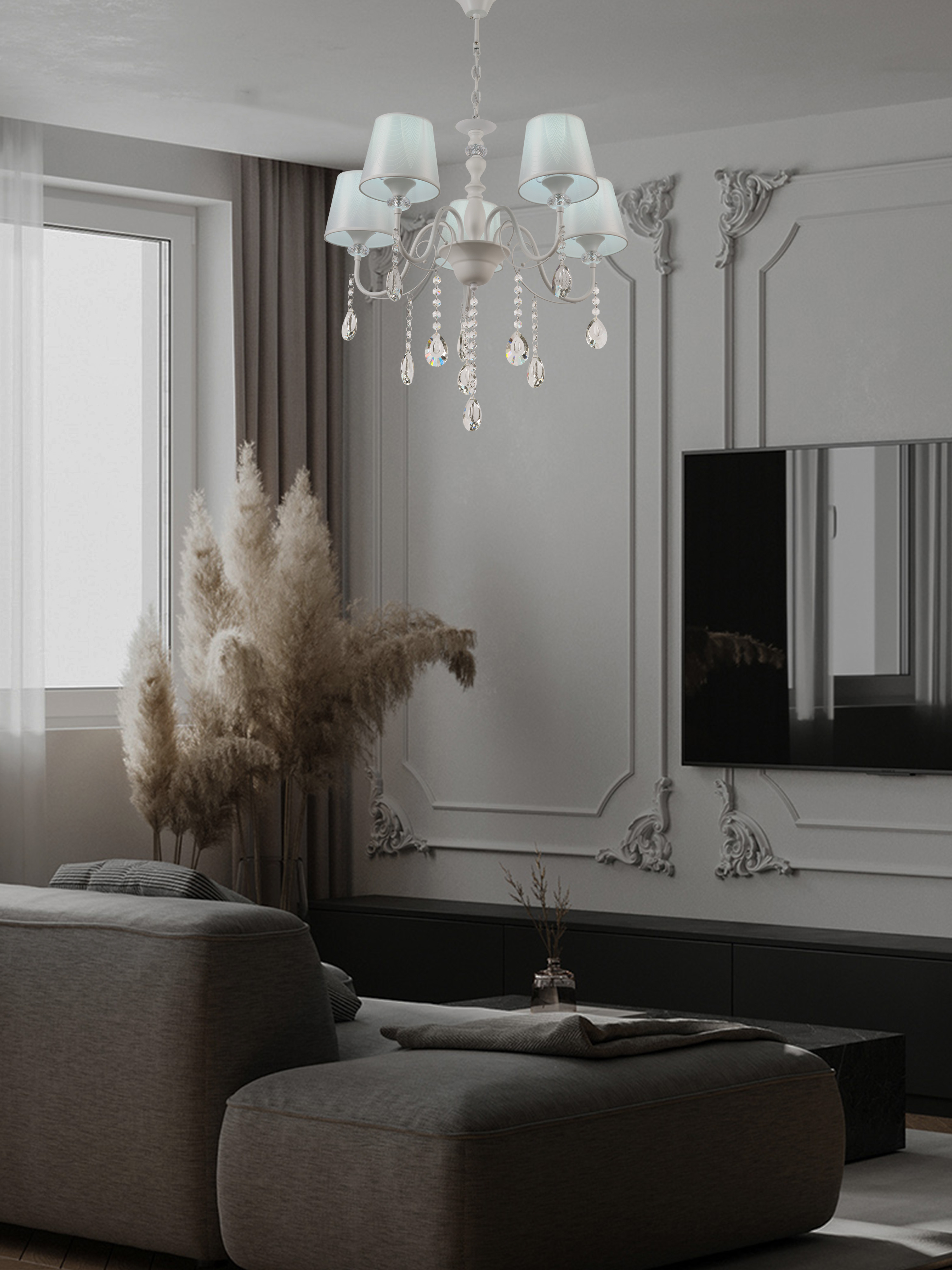 Подвесная люстра P4735-5 WT 000056995