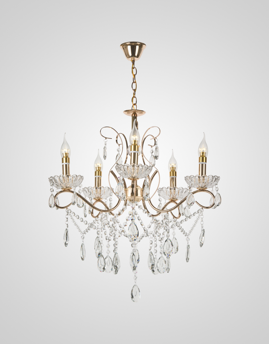 Подвесная люстра P6781-5 GD 000029167