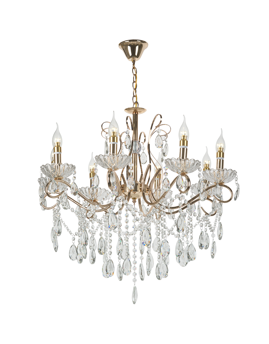 Подвесная люстра P6781-8 GD 000029174