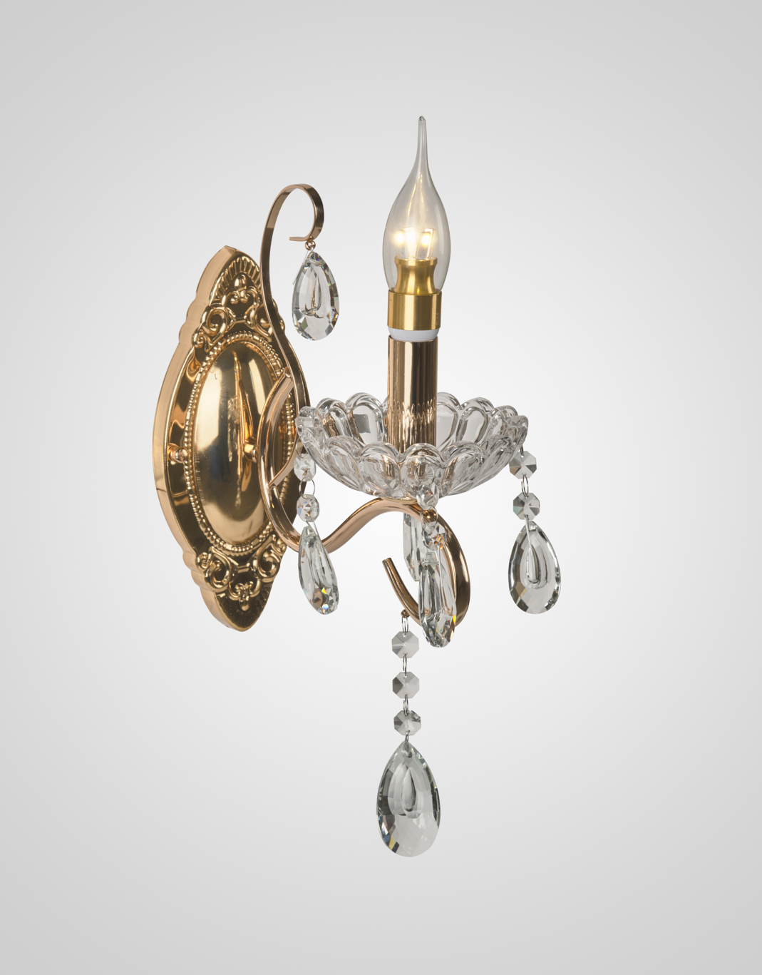 Настенный светильник P6781-1W GD 000029176