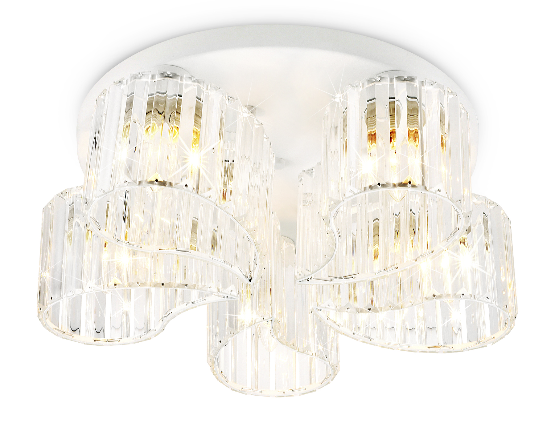 TR5201/5 WH/CL белый/прозрачный E27/5 max 40W D500*180