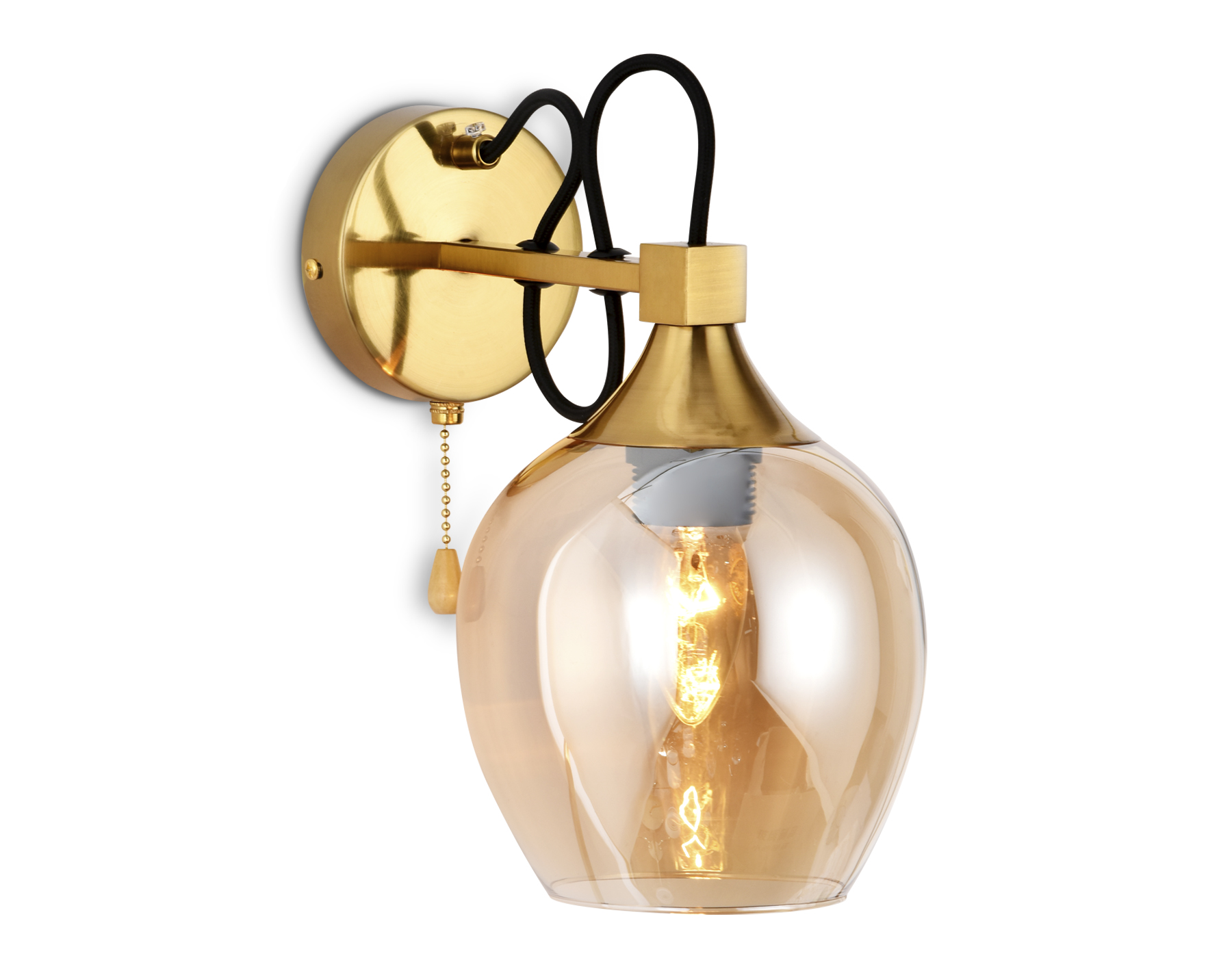 TR9065 SB/TI бронза/янтарь E27 max 40W 150*270*220