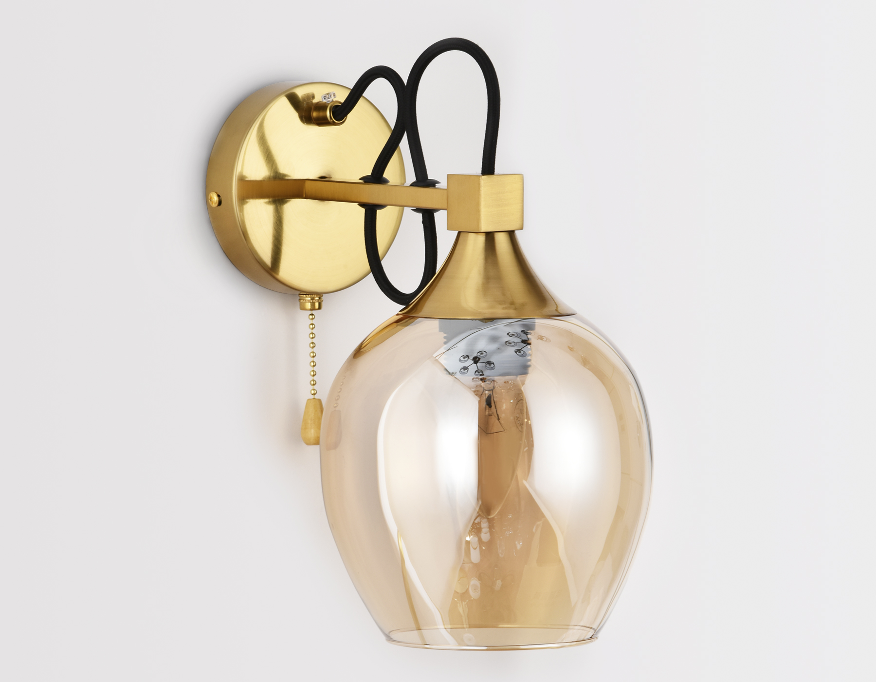 TR9065 SB/TI бронза/янтарь E27 max 40W 150*270*220