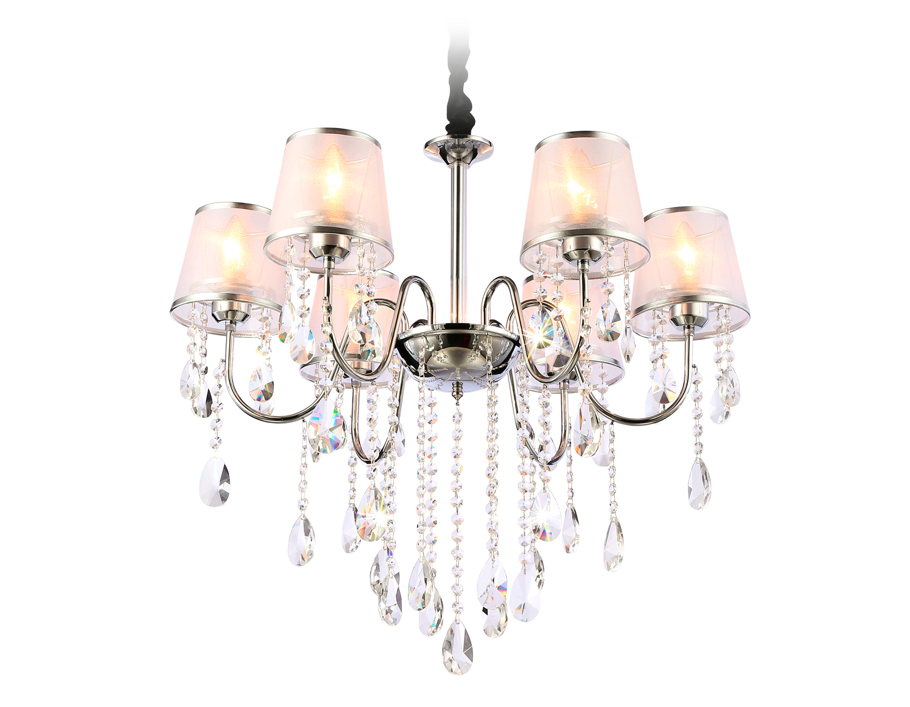 TR4588/6 CH/SL хром/серебро E14/6 max 40W D660*570