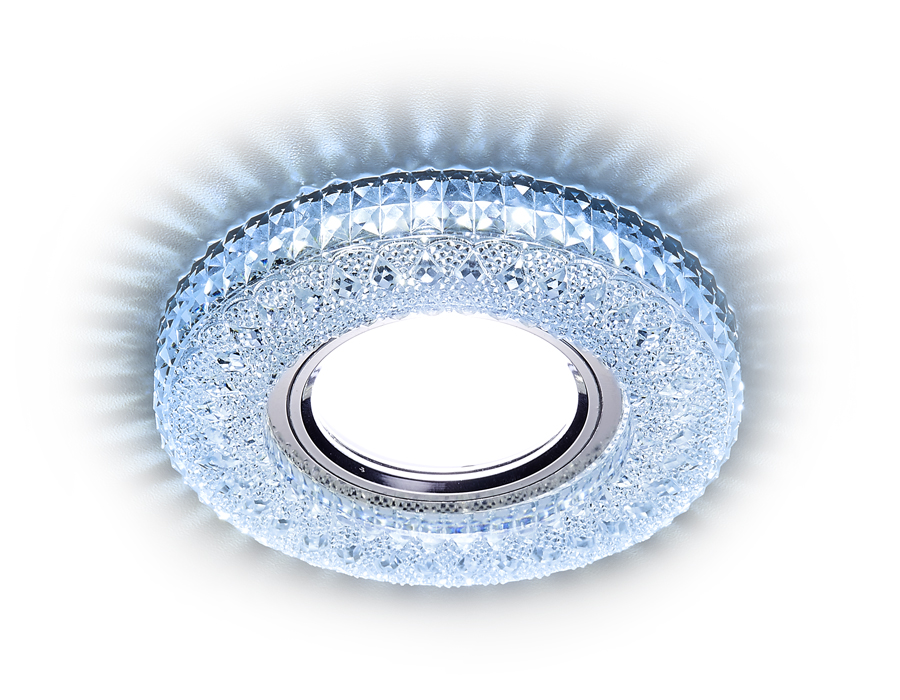 S271 CL/CLD хром/прозрачный MR16+3W(LED COLD)