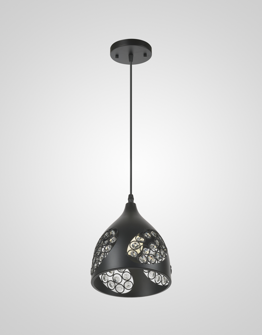 Подвесной светильник PS8485-1 BK 000060445