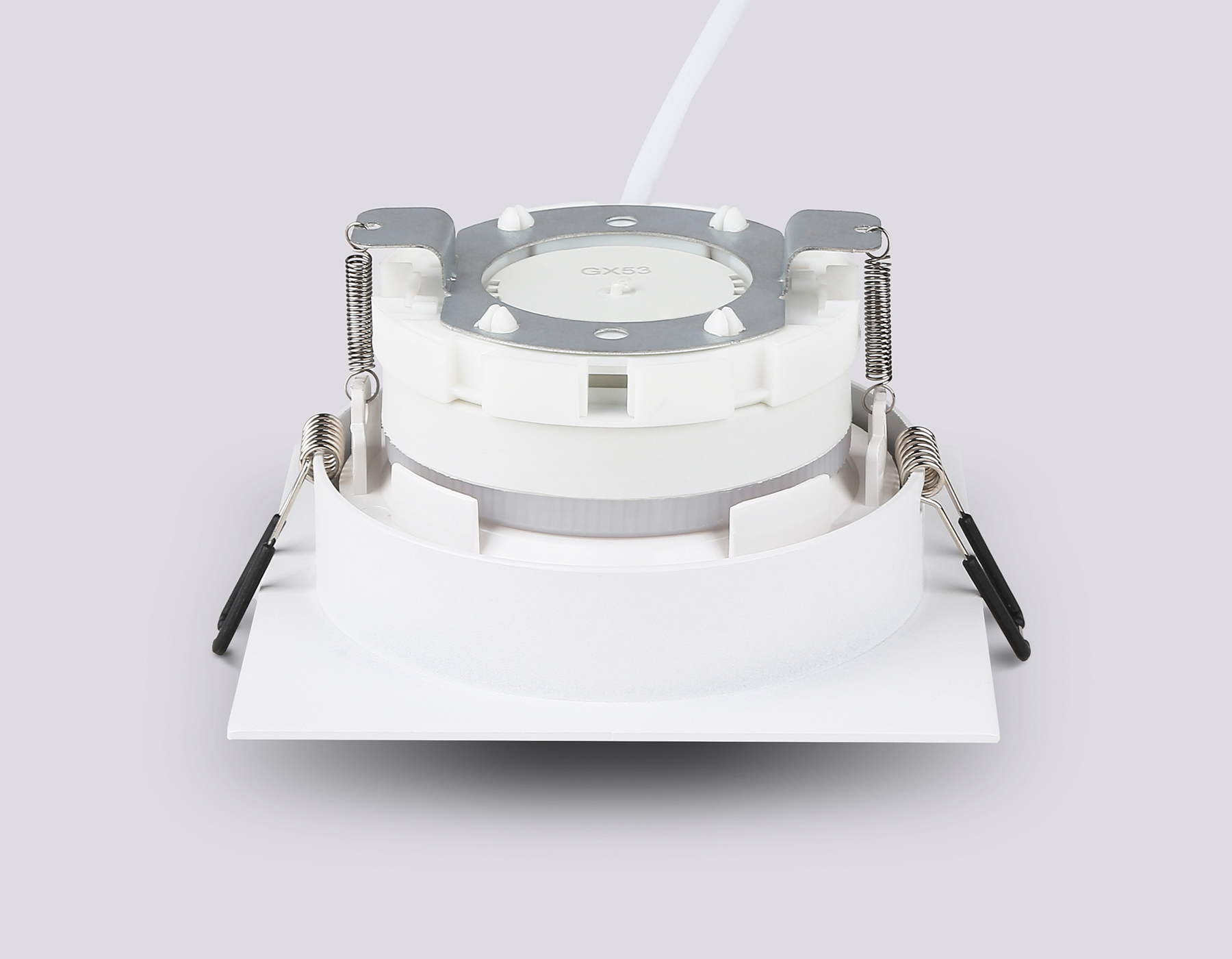 TN52341 SWH/GWH белый песок/белый глянец GX53 max 12W 115*115*25