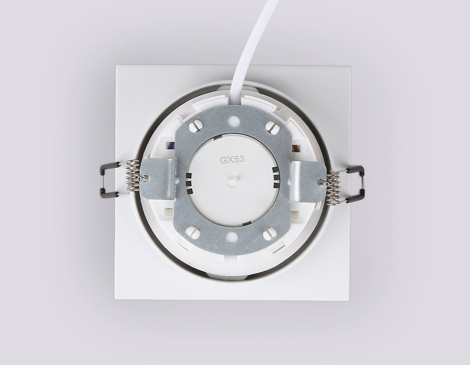 TN52341 SWH/GWH белый песок/белый глянец GX53 max 12W 115*115*25