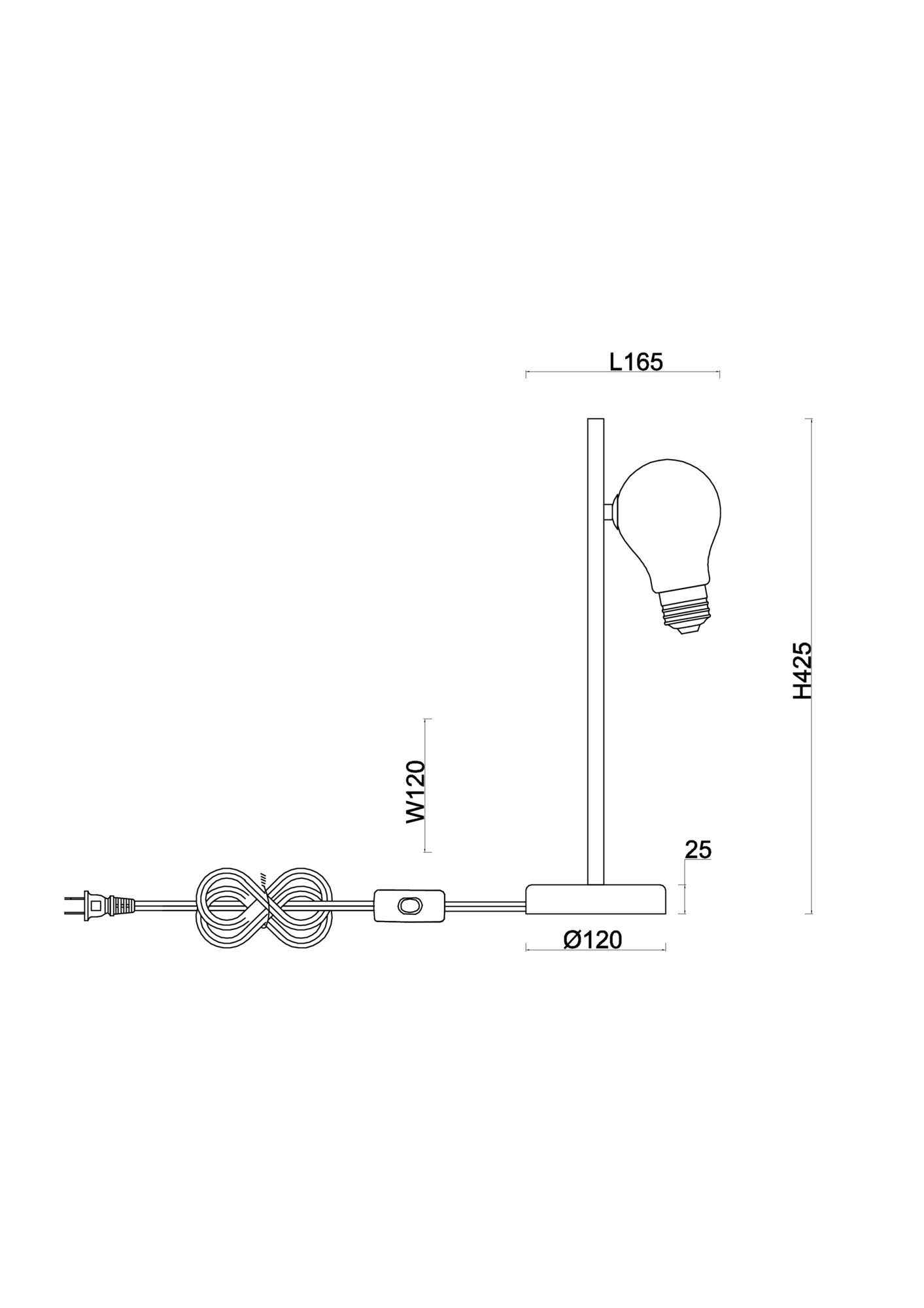 Настольный светильник Freya FR5372TL-01BS