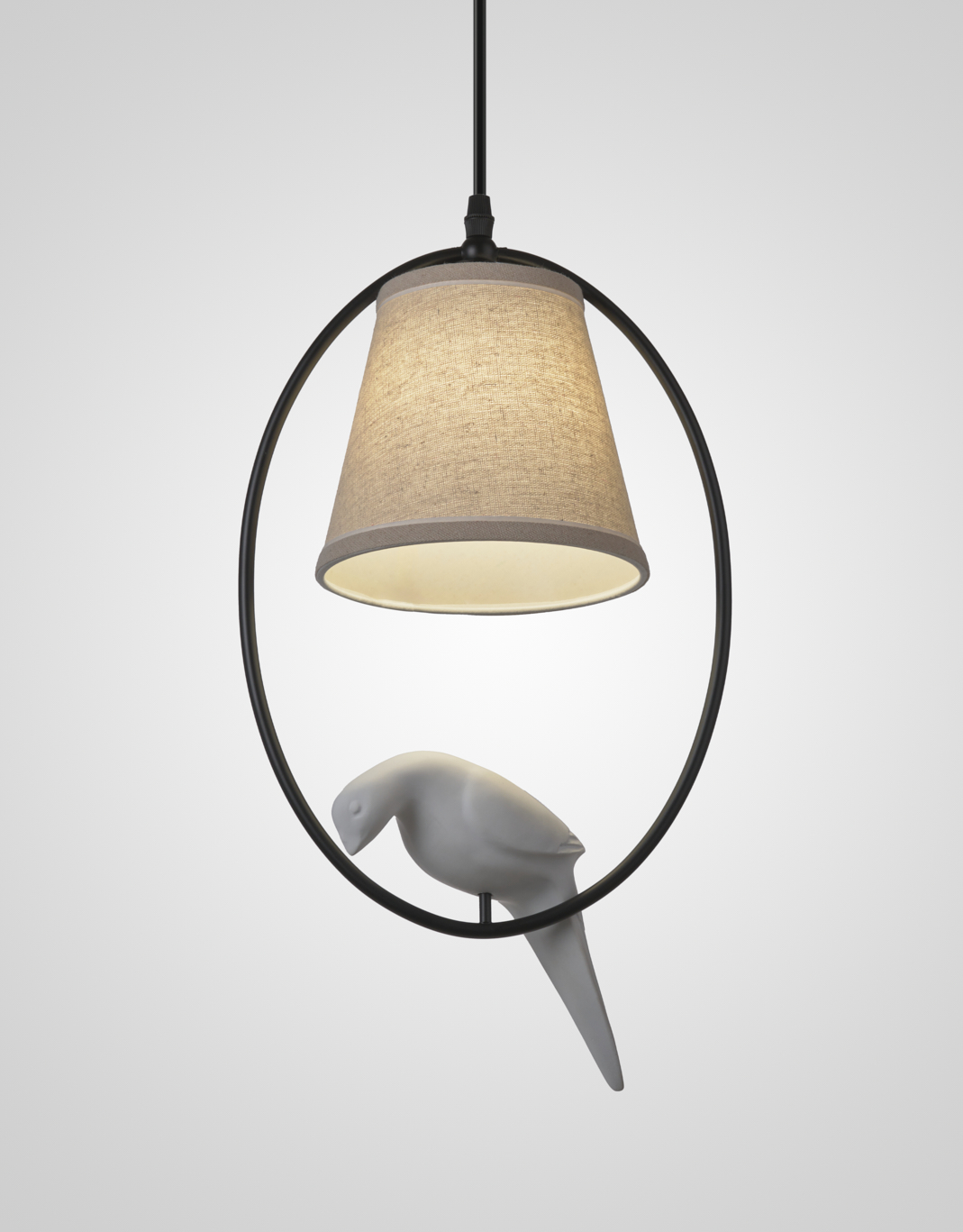 Подвесной светильник PS7517-1 WT+BK 000062585