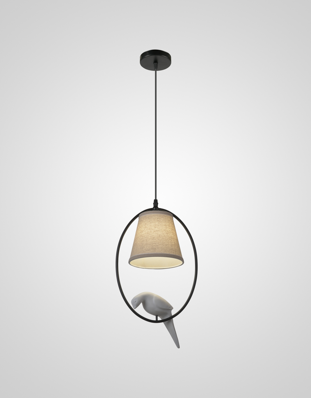 Подвесной светильник PS7517-1 WT+BK 000062585