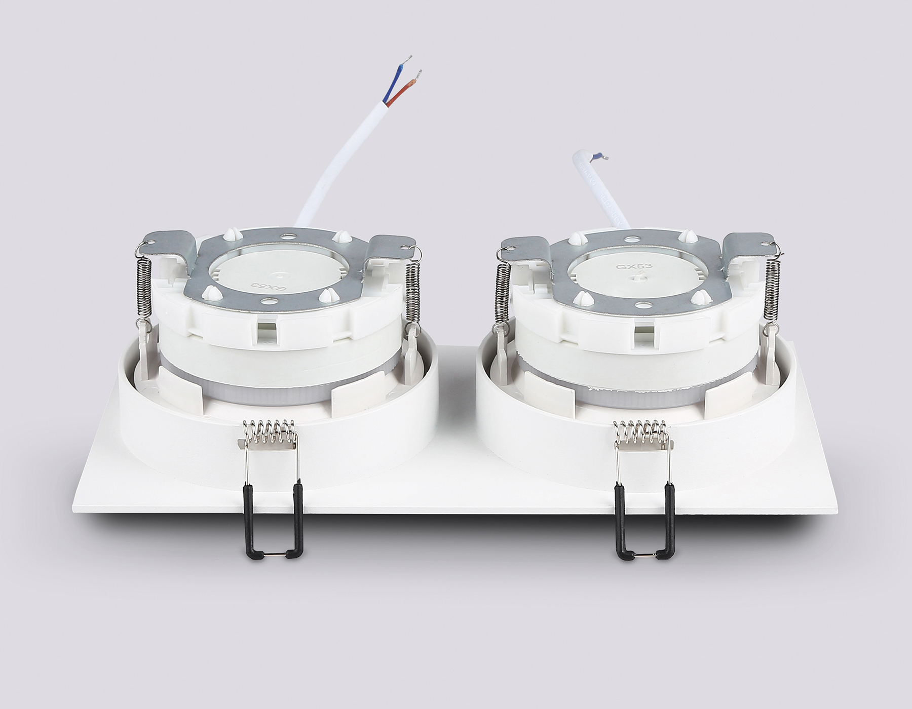 TN52343/2 SWH/GWH белый песок/белый глянец GX53 max 12W 220*115*25