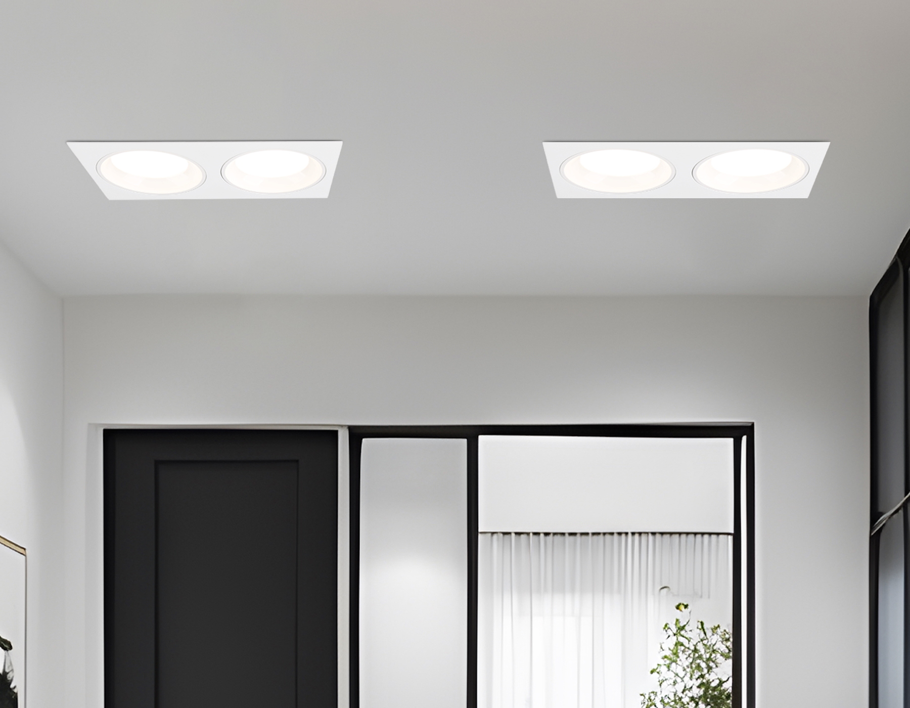 TN52343/2 SWH/GWH белый песок/белый глянец GX53 max 12W 220*115*25