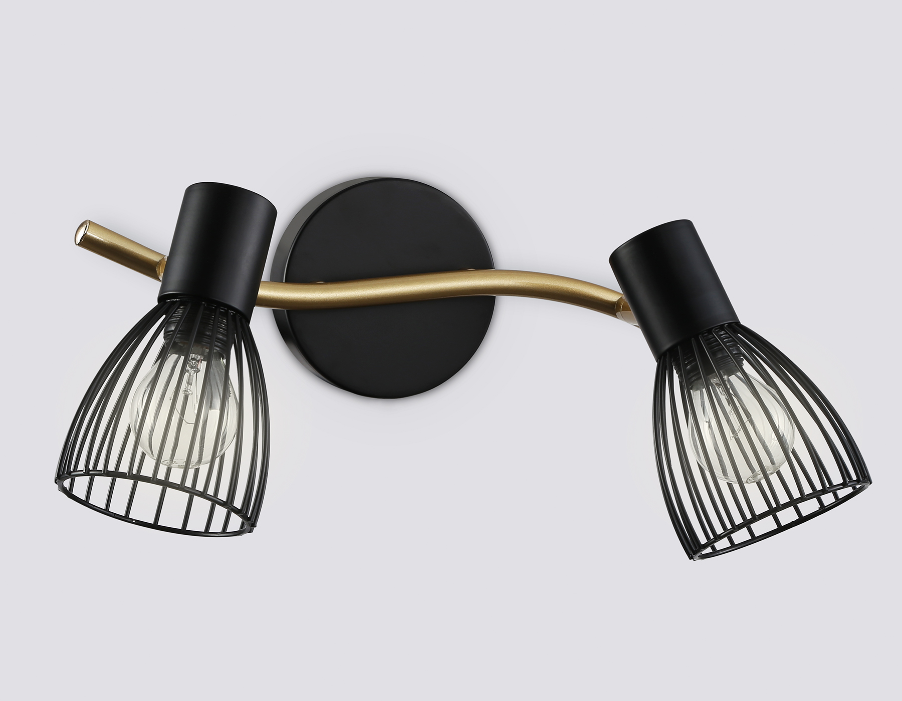 TR8660/2 BK/GD черный/золото E14/2 max 60W 330*100*170