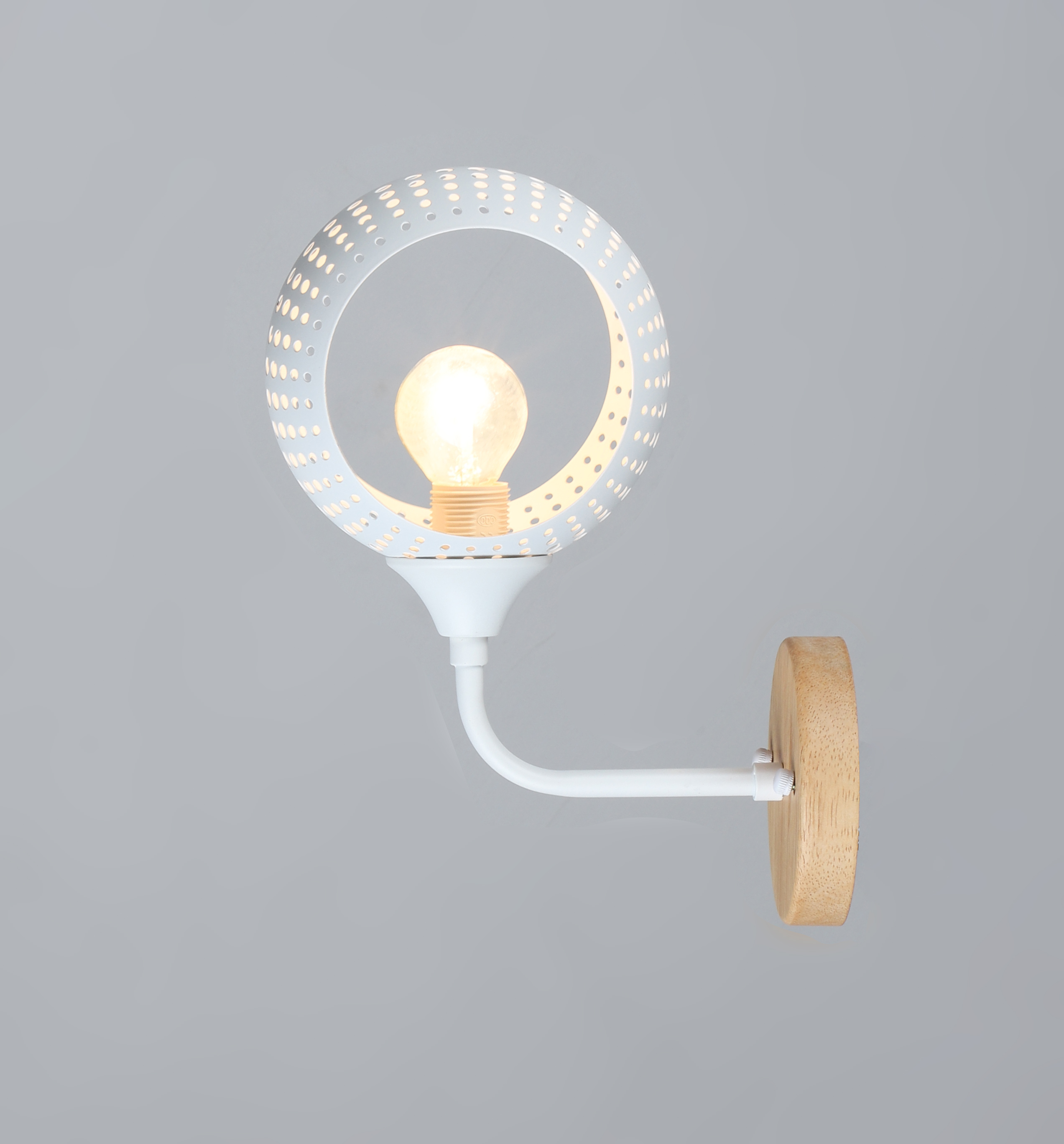 Настенный светильник SL7917-1W WT+Wood 000060414