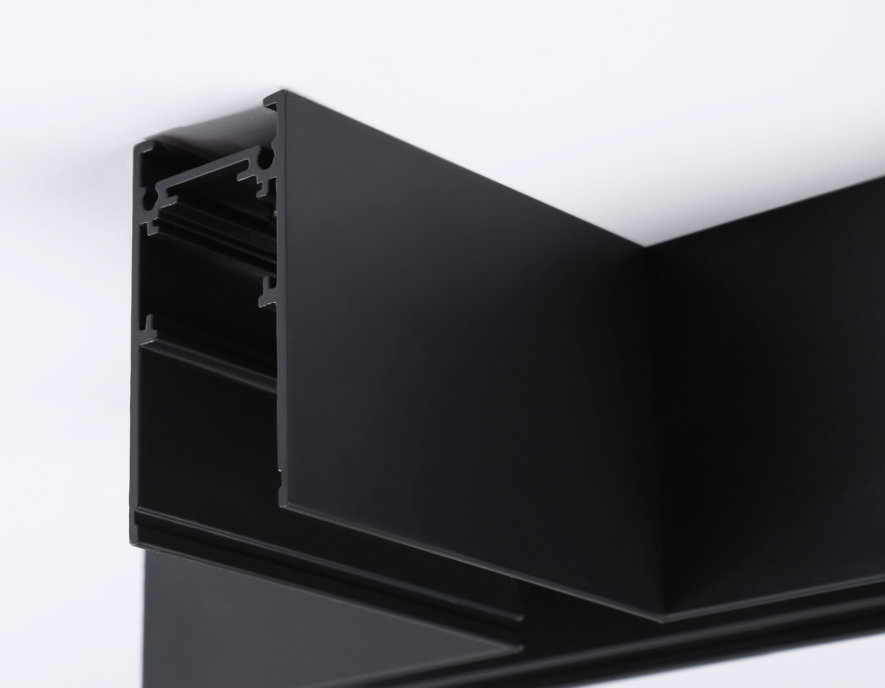 GL3374 BK черный коннектор T-образный для накладного шинопровода 170*85*53.7