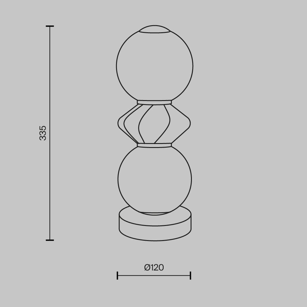 Настольный светильник Maytoni MOD362TL-L10GR3K