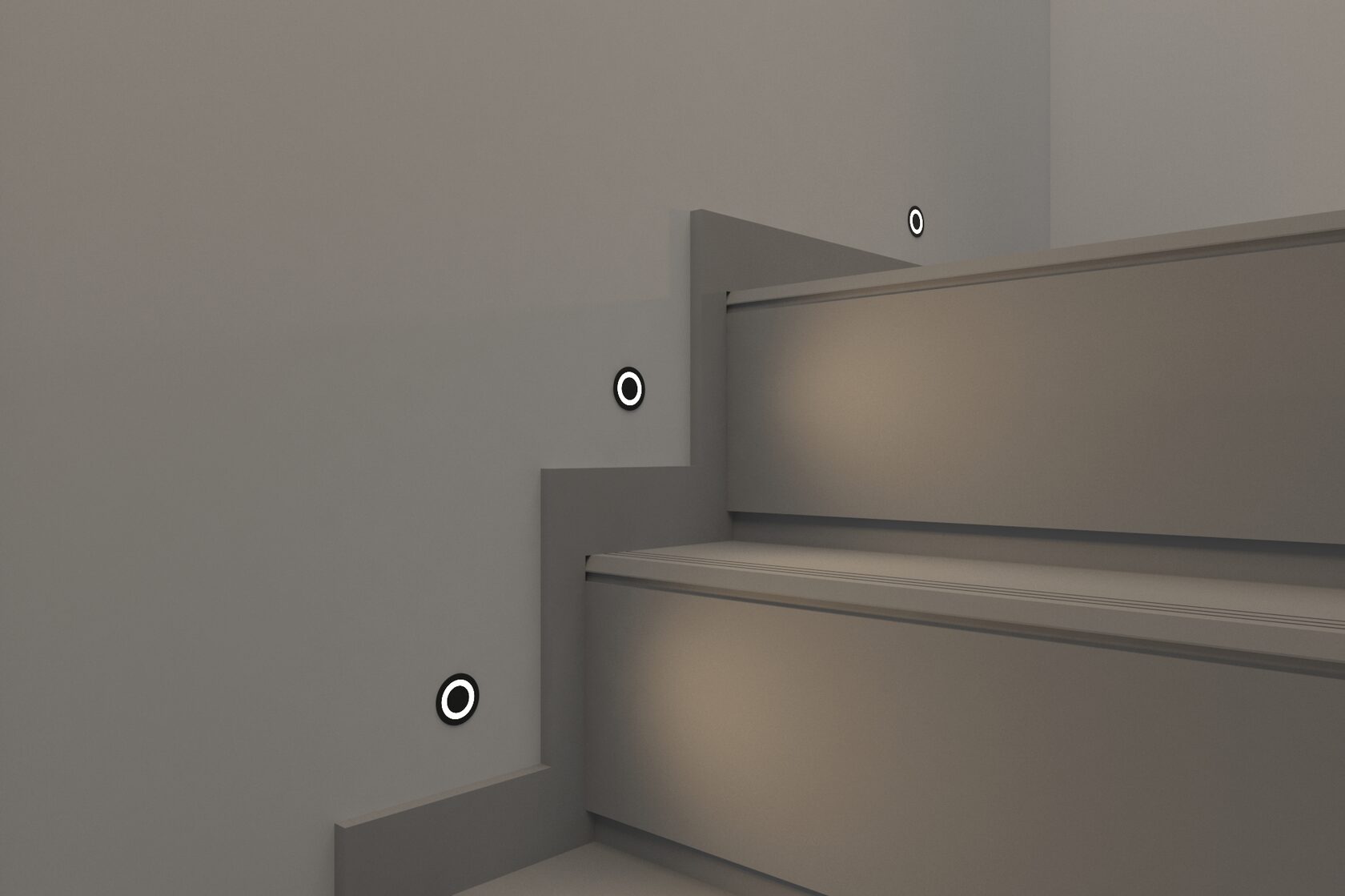 DK1015-BK Светильник встраиваемый в стену, IP 20, LED, 3 Вт, черный, алюминий