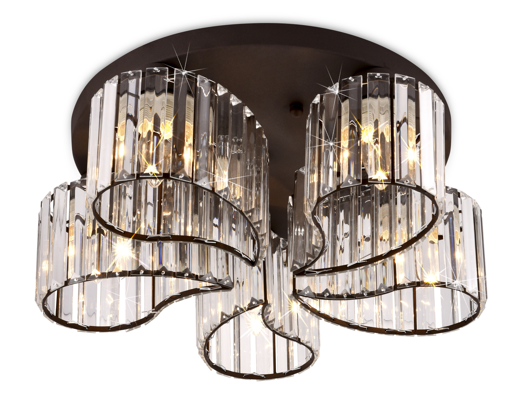 TR5203/5 CF/CL кофе/прозрачный E27/5 max 40W D500*180